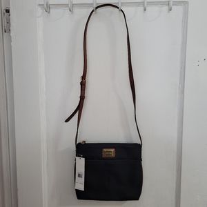 NWT Calvin klein black nylon crossbody handbag